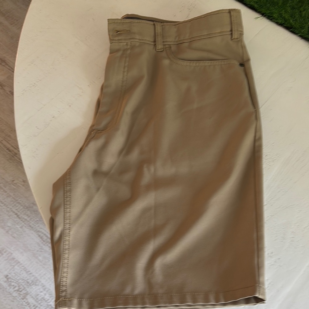 Haggar Men's Athletic Shorts - Tan